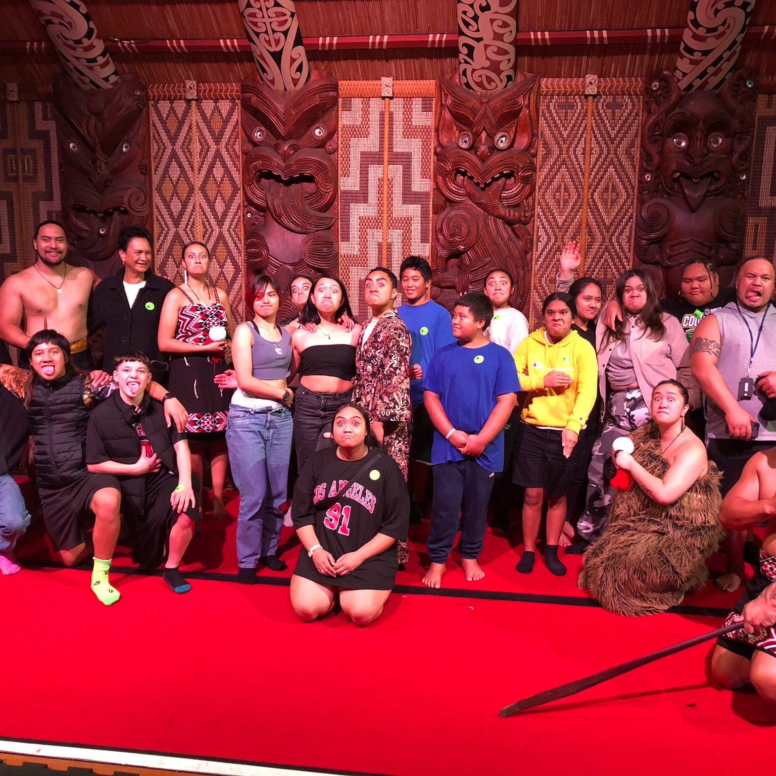 ngā moko a rāhiri on the marae