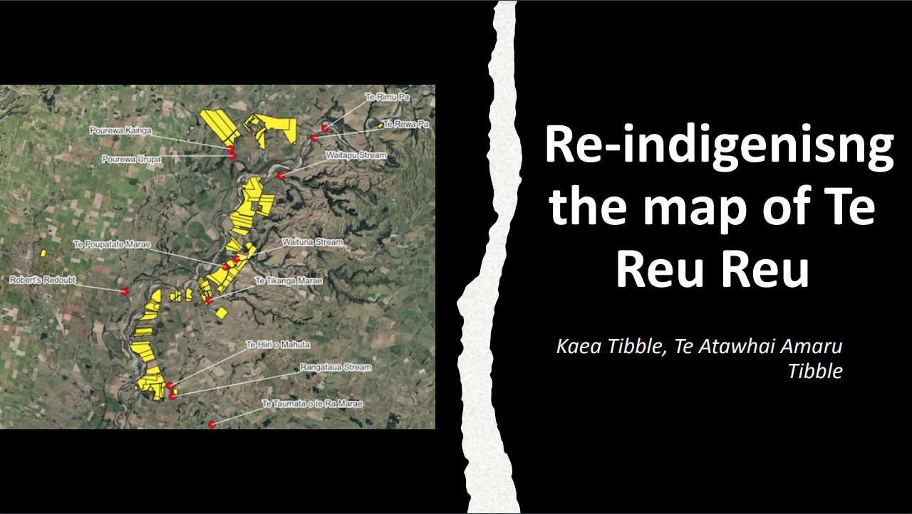 indigenous map of te reu reu