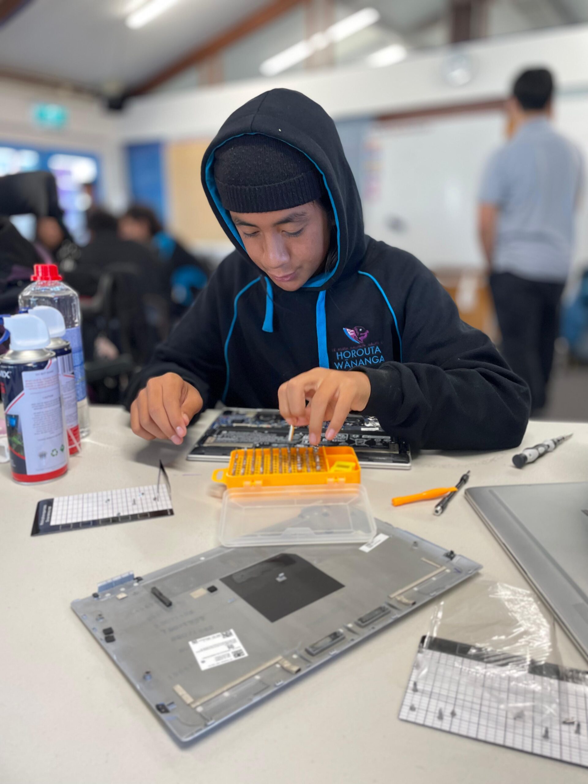 Student taking part in Tōnui Collab RAD programme.